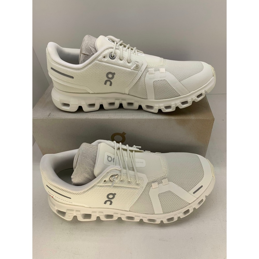 On Cloud 6 Womens Running Shoes White White 3WF10061200 US 8 EU 39 NEW
